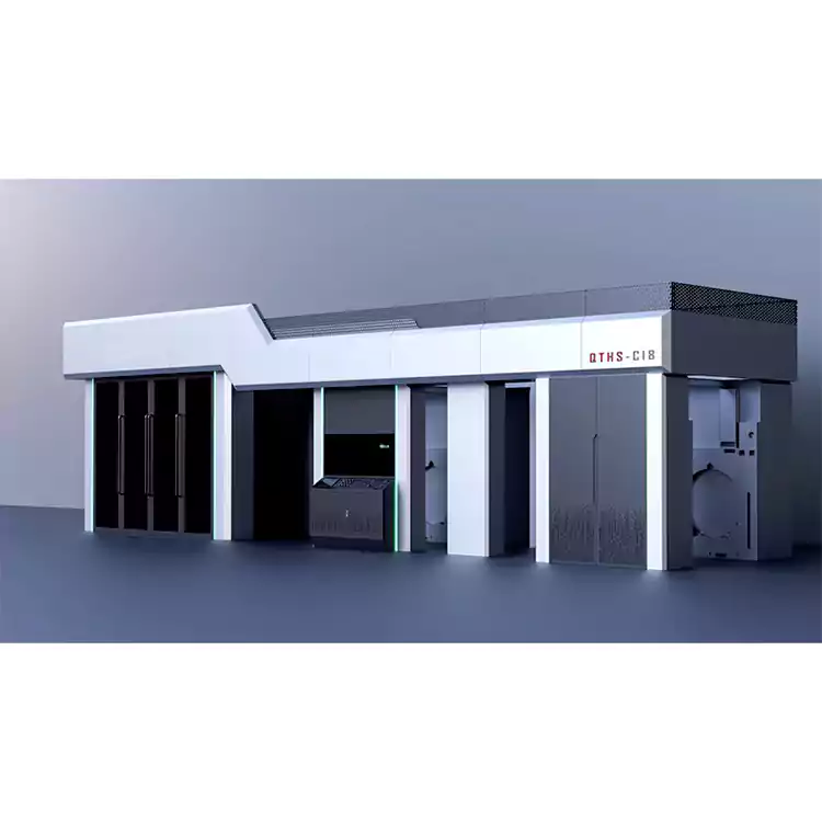 8 ရောင်စုံ Servo-Drive Central Drum Flexo ပရင့်ထုတ်စက်