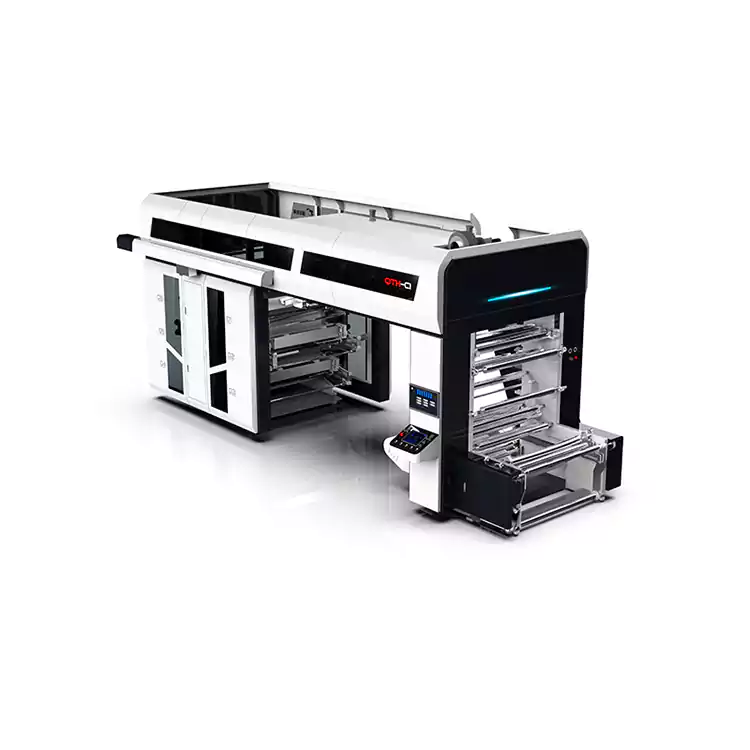 Central Drum Flexographic 6 Colour Plastic Flexo Printing Machinery