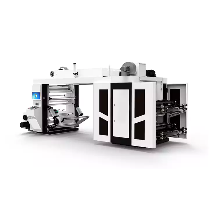 မြန်နှုန်းမြင့် Stack Type Flexo Printing Machine