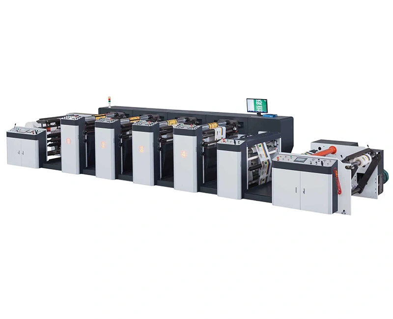 Servo-Motor Non-Stop Horizontal Flexo Printing စက်